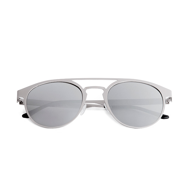 DOPPIO PONTE METAL Spektre: elegant minimalist shape sunglasses